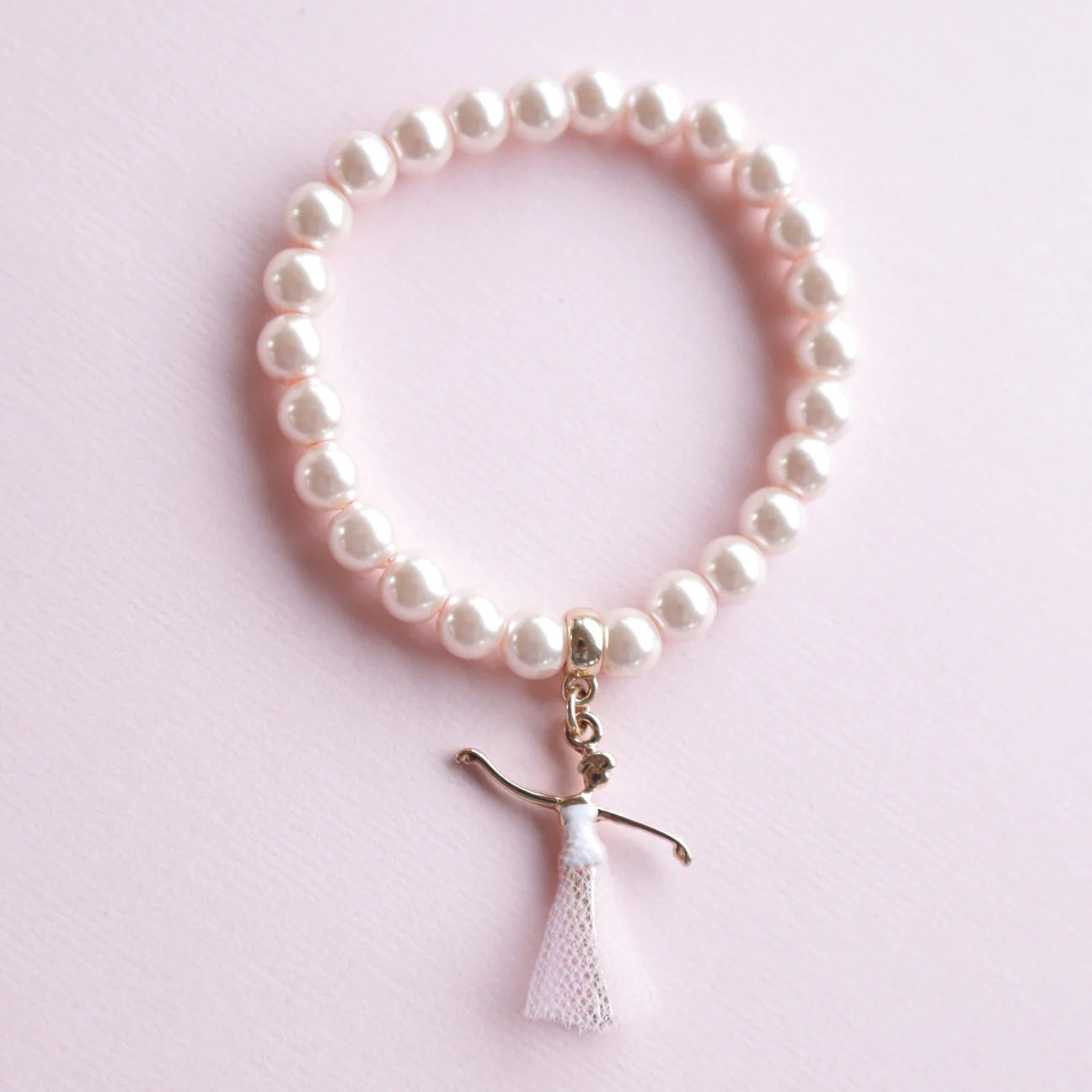 Lauren Hinkley -Pink Pearl Bella Ballerina Bracelet