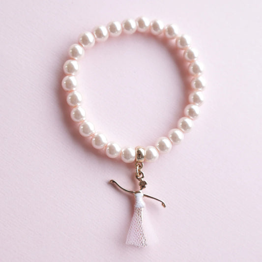 Lauren Hinkley -Pink Pearl Bella Ballerina Bracelet