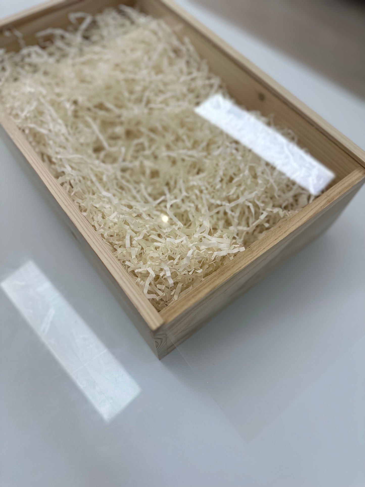 Wooden Keepsake Box with Perspex Lid