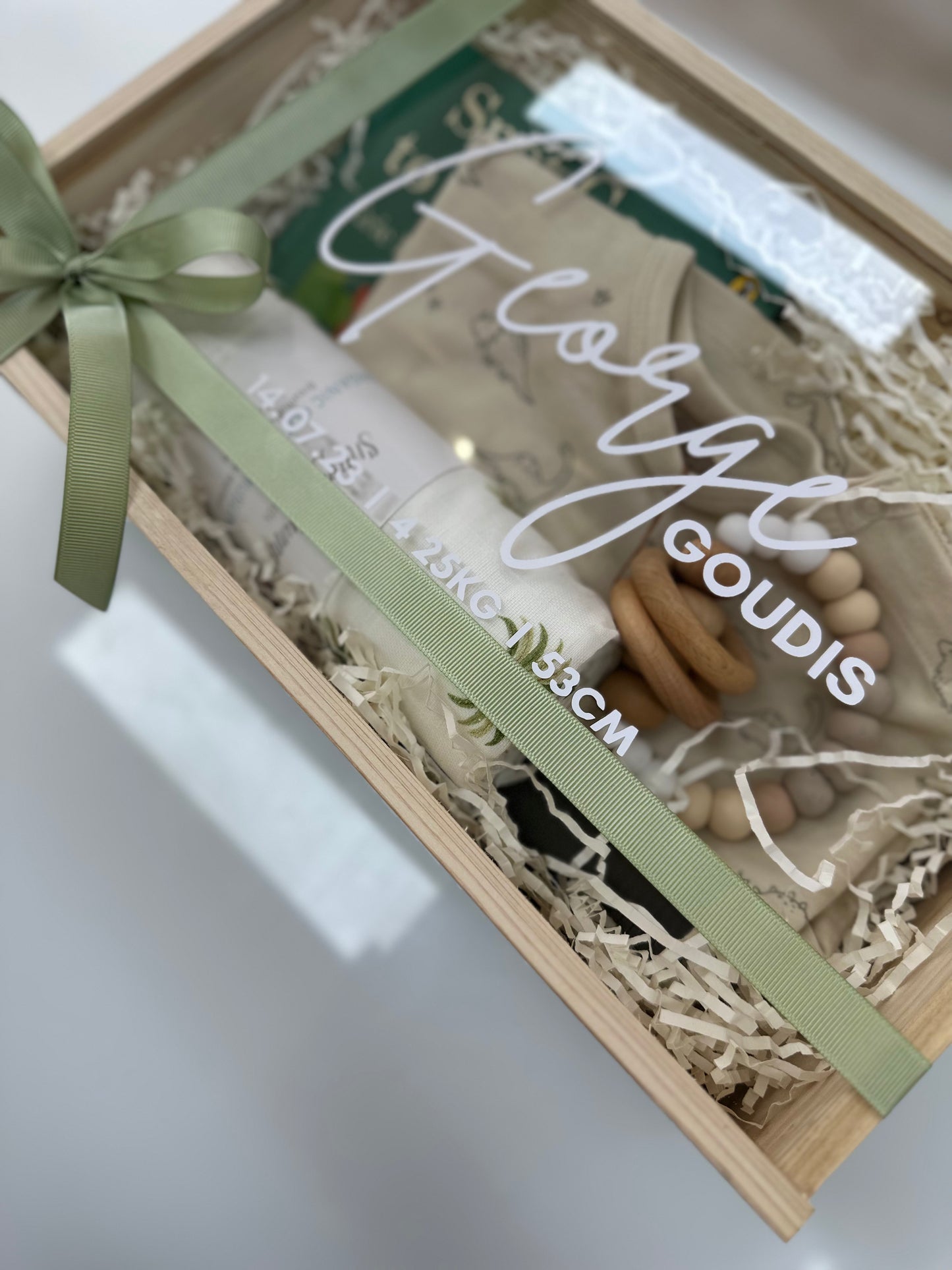 Wooden Keepsake Box with Perspex Lid