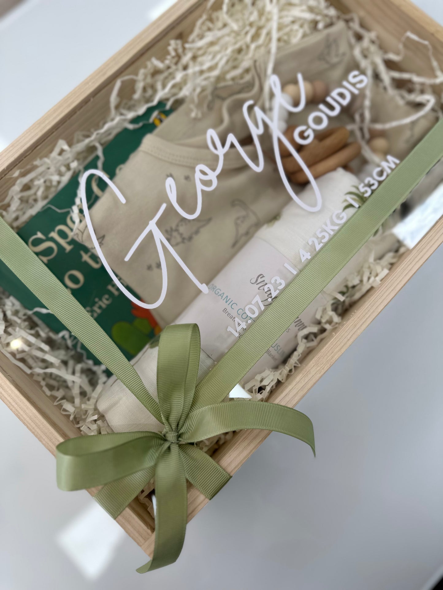 Wooden Keepsake Box with Perspex Lid