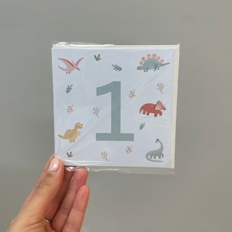 Petite Vous- Greeting Card- Dino Birthday #1