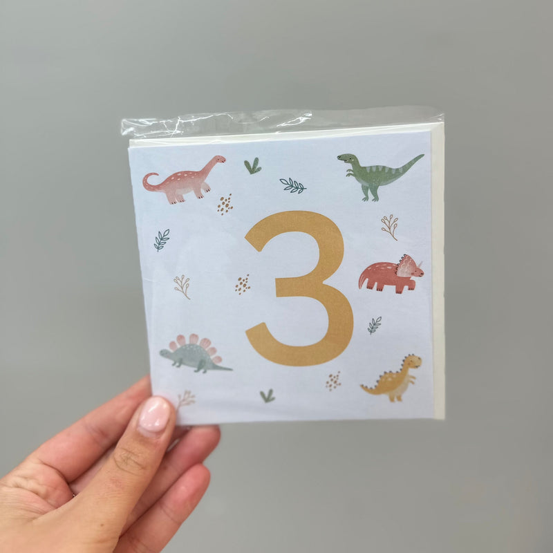 Petite Vous- Greeting Card- Dino Birthday #3