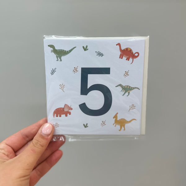 Petite Vous- Greeting Card- Dino Birthday #5