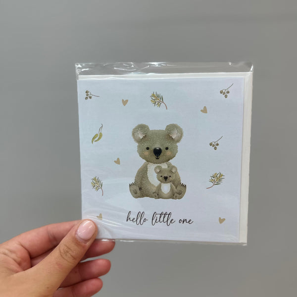 Petite Vous- Greeting Card- Hello Little One Koala