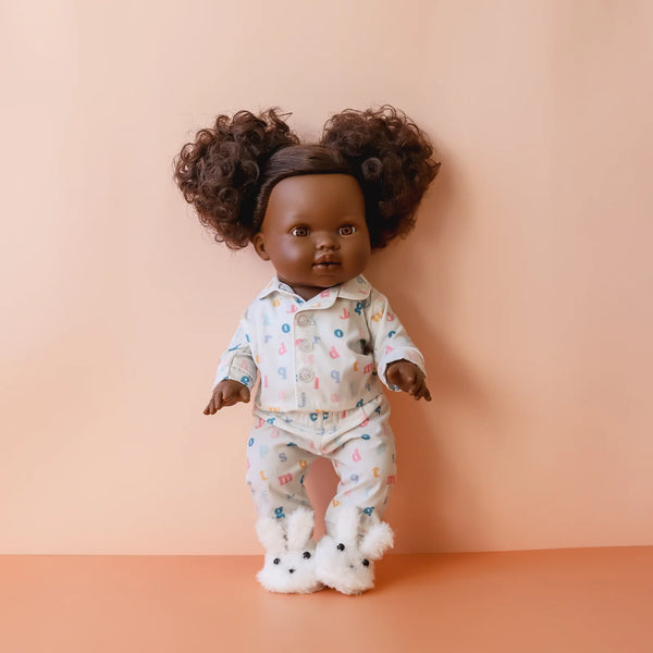 Tiny Harlow - Tiny Threads Dolls Pyjama and Bunny Slipper Set
