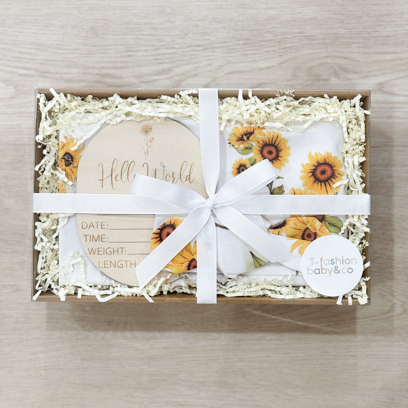 Girl Sunflower Gift Box Small