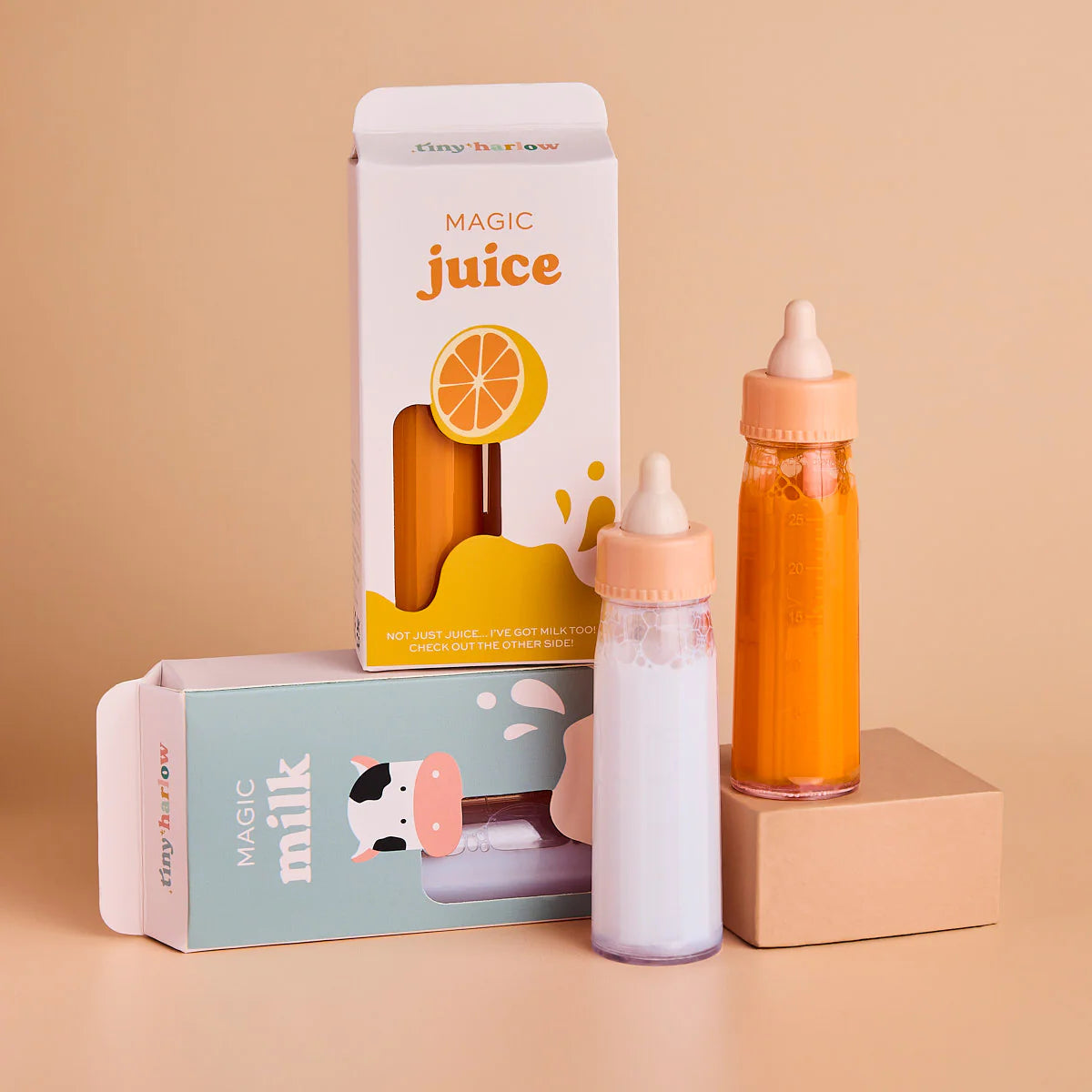Tiny Harlow- Magic Milk and Juice Bottles
