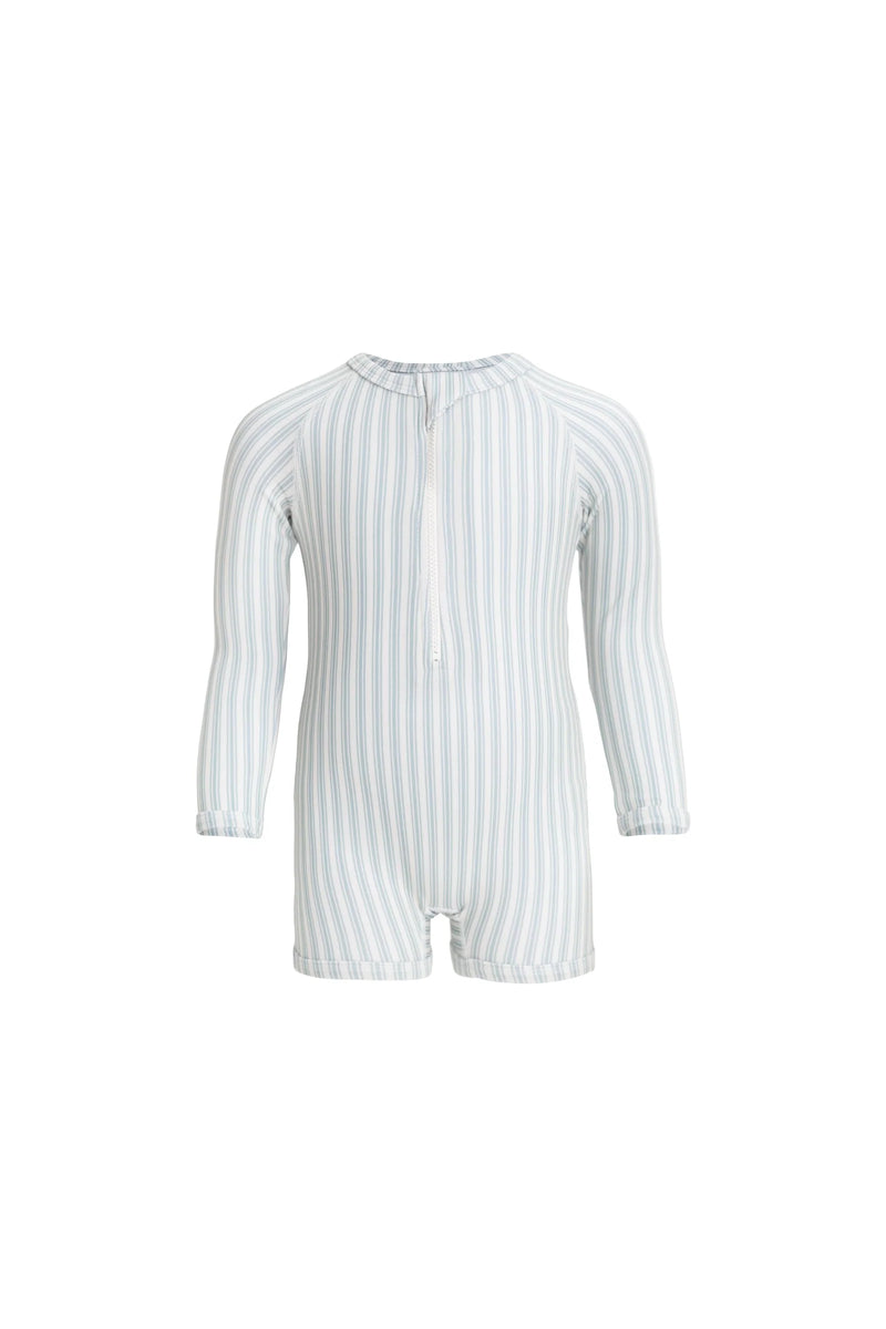 Jamie Kay - Florian Zip Swimsuit - Variegated Stripe Cenote