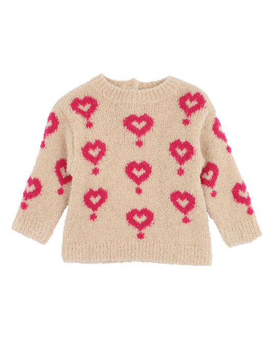 Fox & Finch - Girls Heart Jumper
