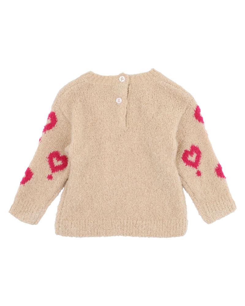 Fox & Finch - Girls Heart Jumper