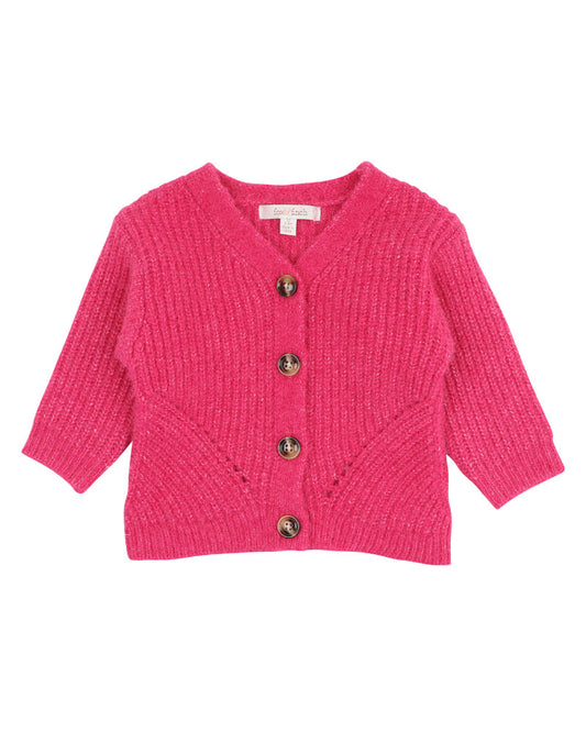 Fox & Finch - Girls Pink Cardigan