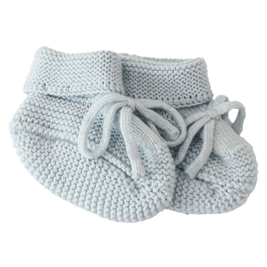 Alimrose- Knit Baby Booties- Blue
