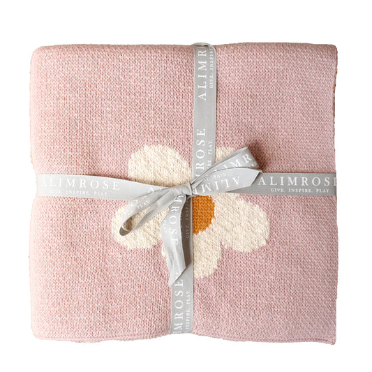 Alimrose- Pink Daisy Days Baby Blanket