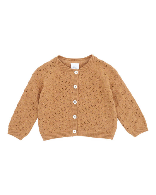 Bebe - Bailey Eyelet Knit Cardigan