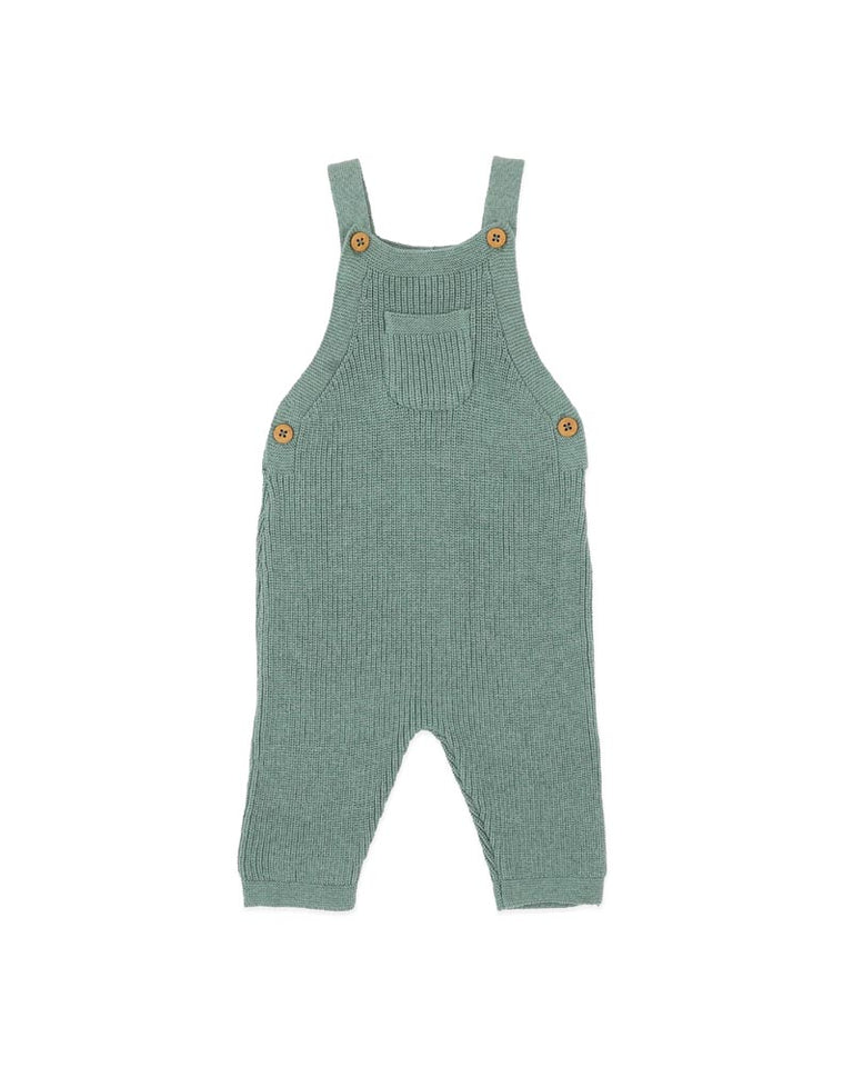 Bebe - Charlie Knitted Overalls- Fern