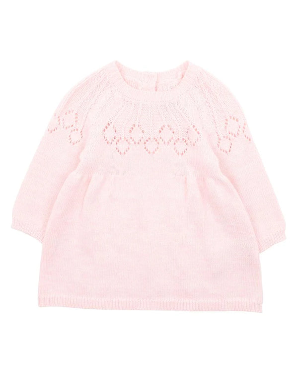 Bebe- Ciara Pink Needle Knitted Dress