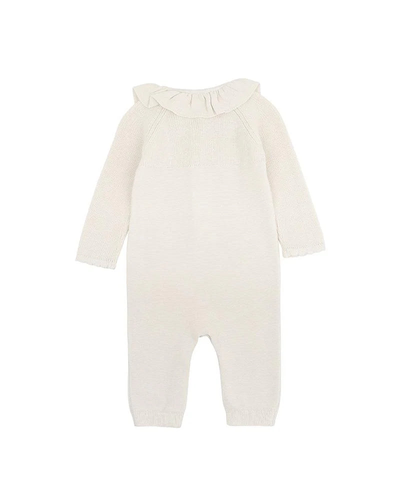 Bebe - Molly Tofu Collared Knitted Romper