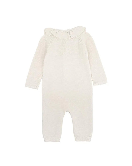 Bebe - Molly Tofu Collared Knitted Romper
