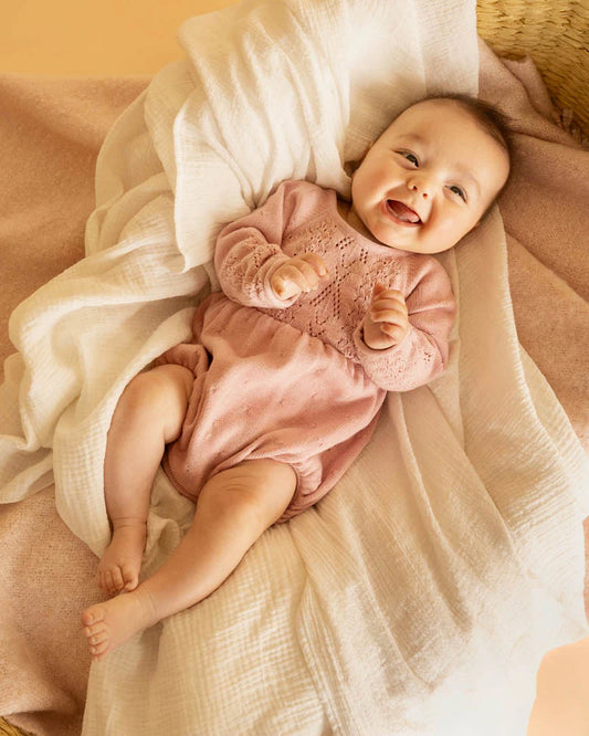 Bebe- Fern Pointelle Knitted Bodysuit