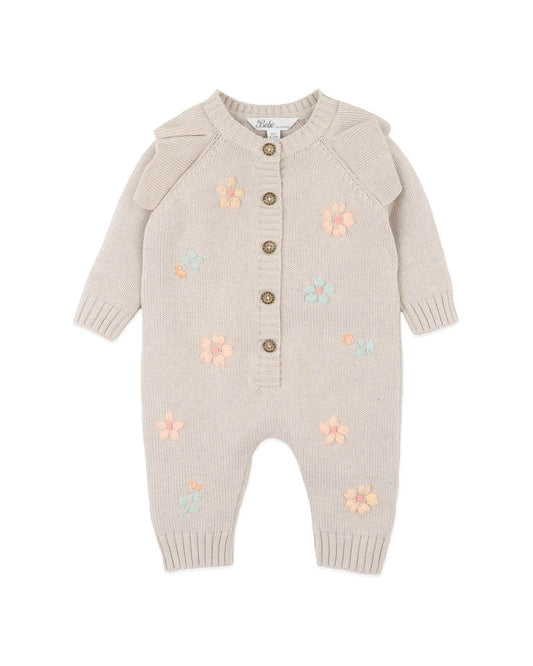 Bebe -Fern Floral Knit Romper