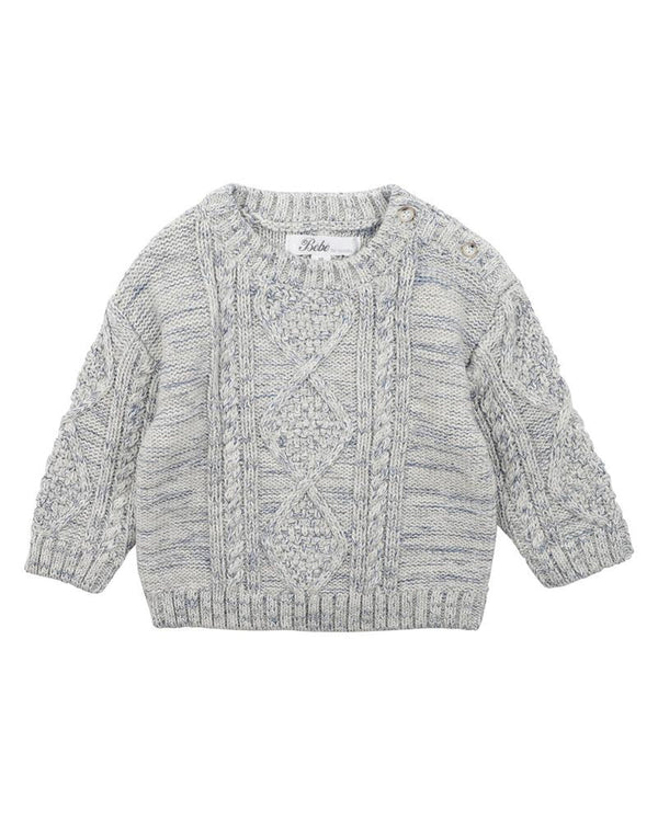 Bebe - Pebble Liam Cable Knitted Jumper