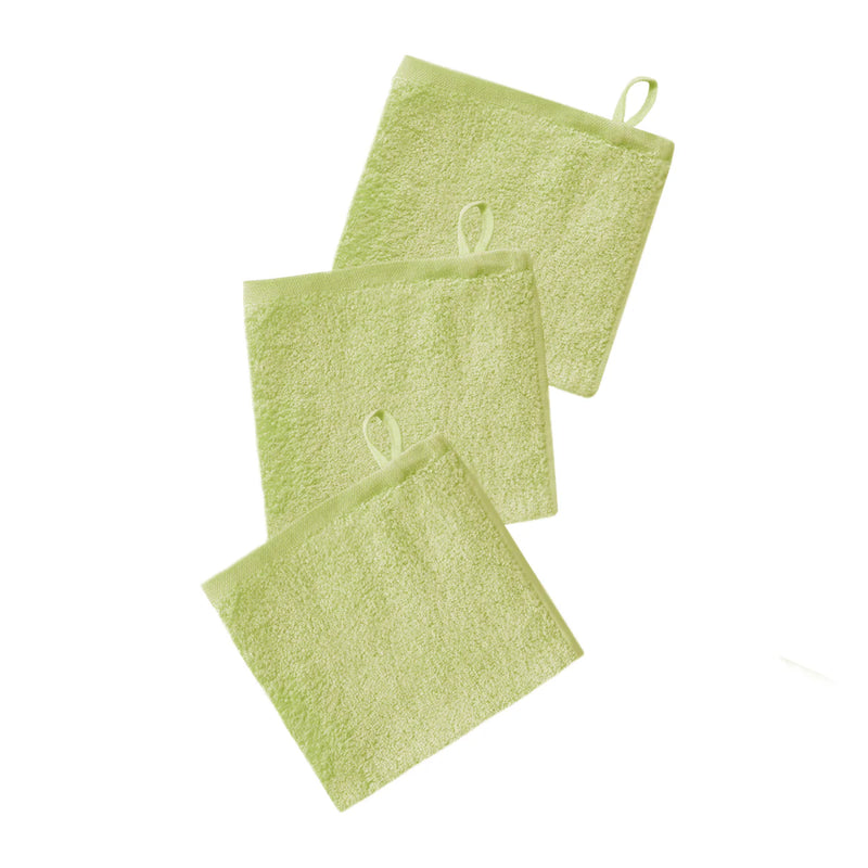 Kiin Baby - 3 Pack Wash Cloth- Apple