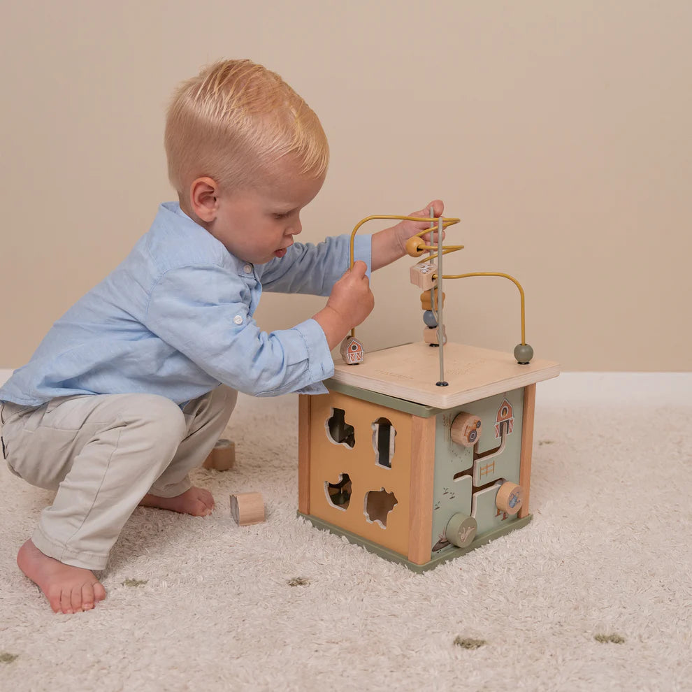 Little Dutch - Little Farm Activity Cube