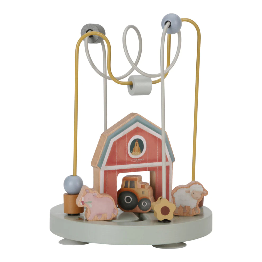 Little Dutch - Little Farm Wooden Activity Spiral
