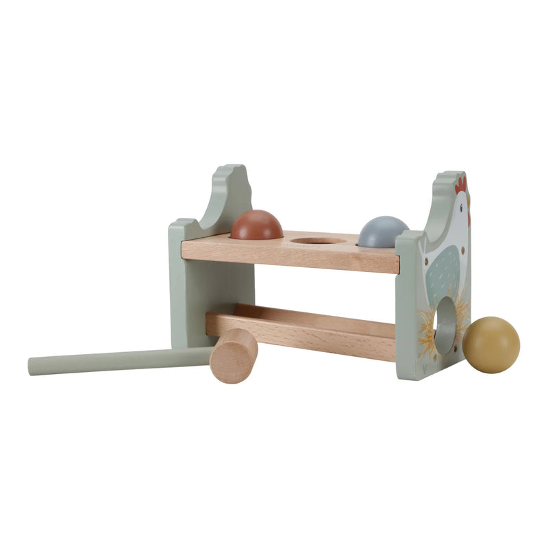 Little Dutch - Little Farm Pounding Bench with Rolling Balls