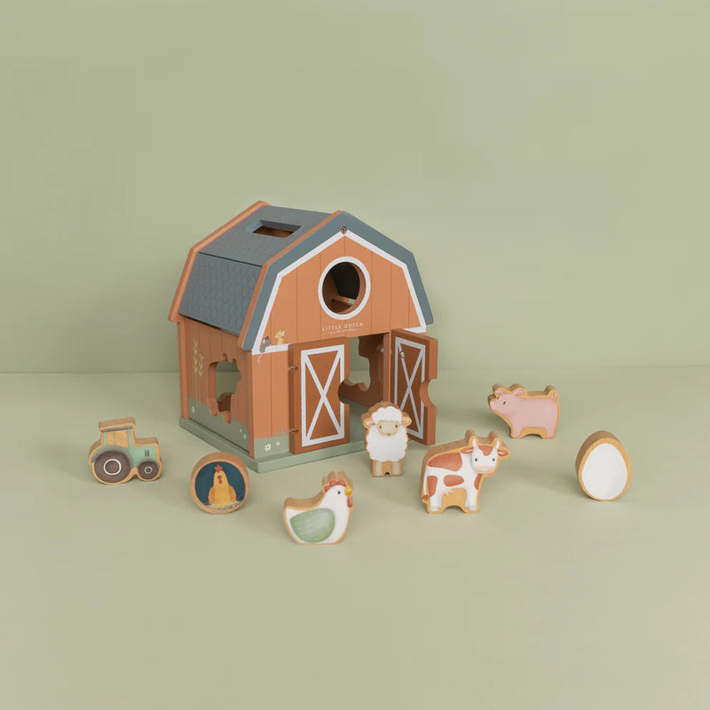 Little Dutch - Little Farm Shape Sorter