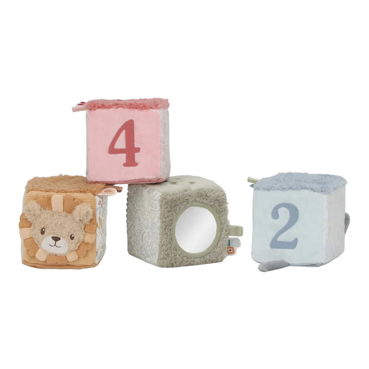 Little Dutch - Safari Friends Soft Block Set