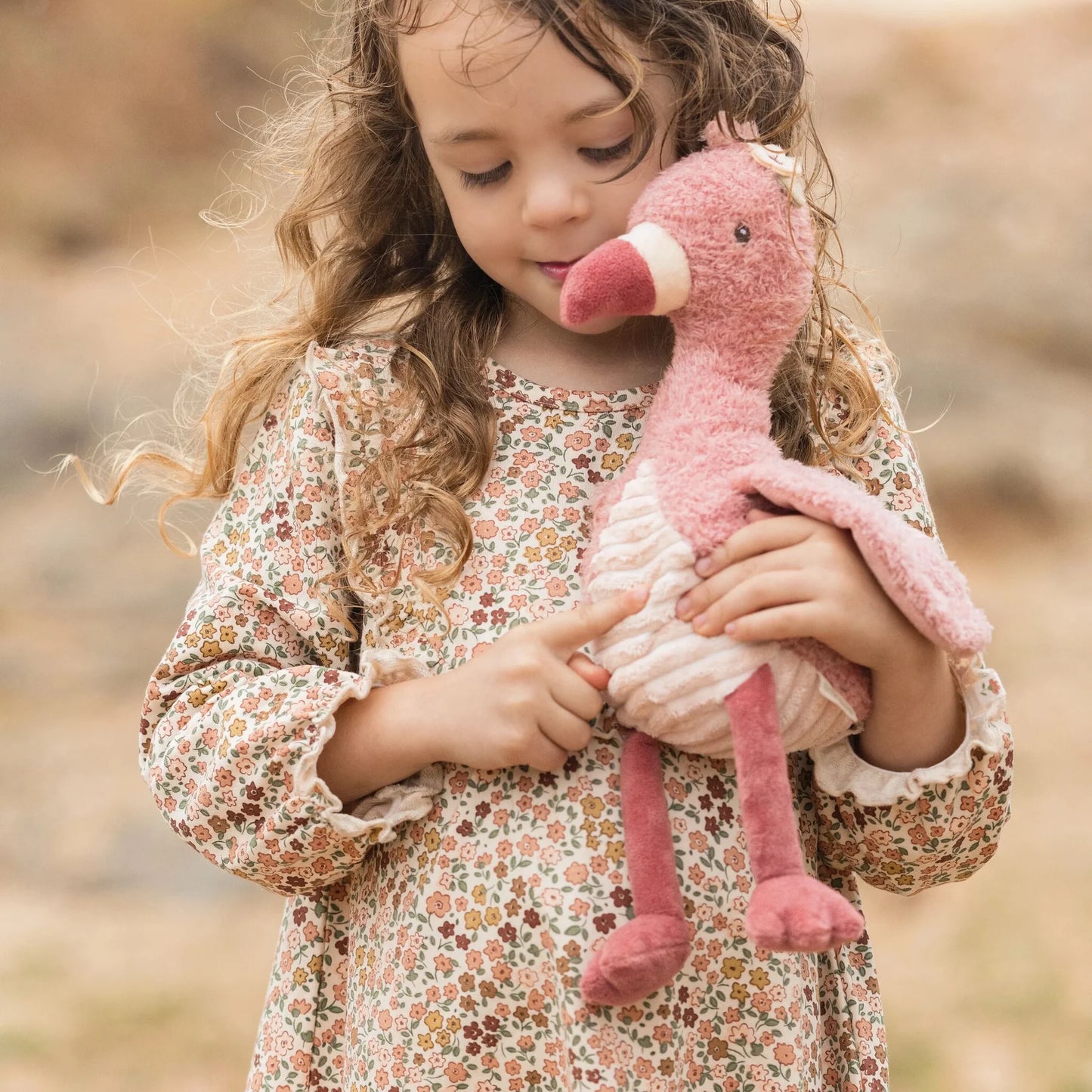 Little Dutch - Safari Friends Cuddle Flamingo - 35cm