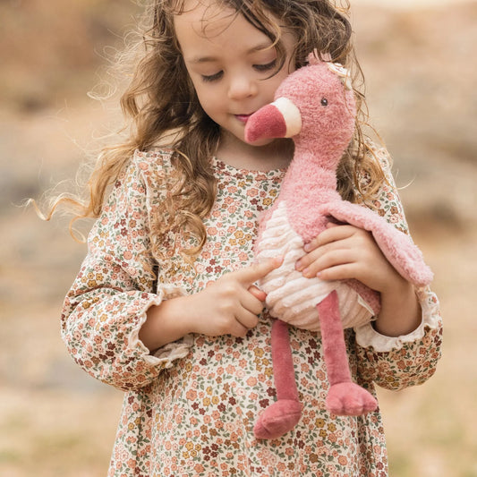 Little Dutch - Safari Friends Cuddle Flamingo - 35cm