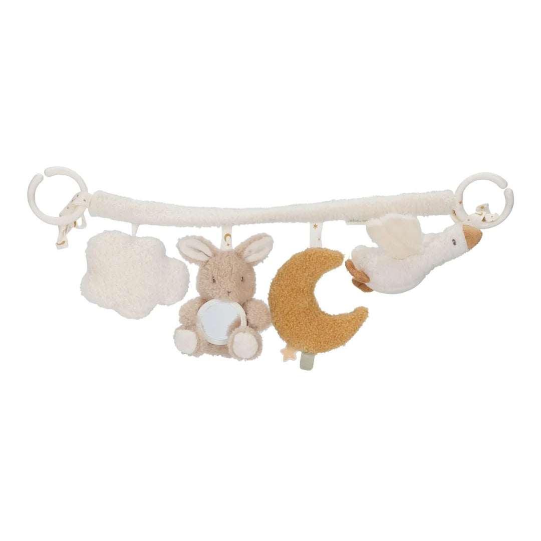 Little Dutch - Newborn Naturals Stroller Toy Chain