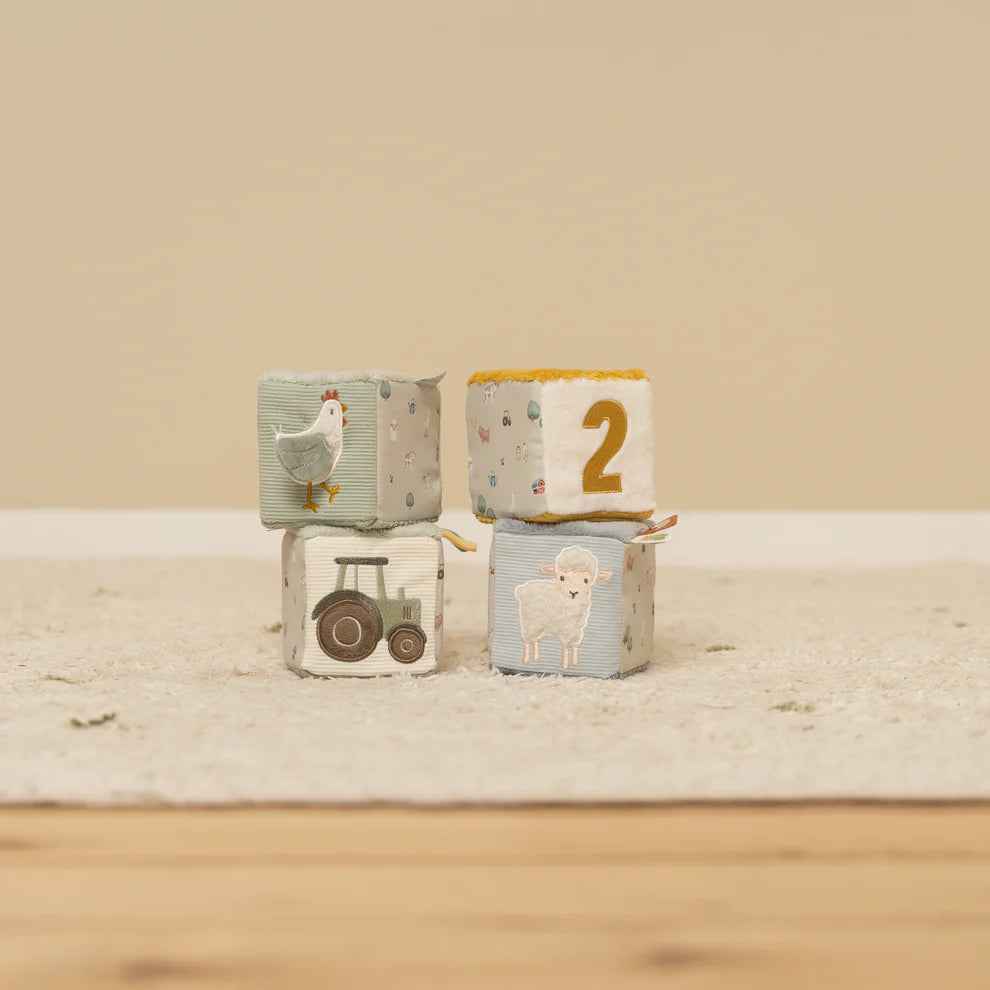 Little Dutch - Little Farm 4 Soft Blocks