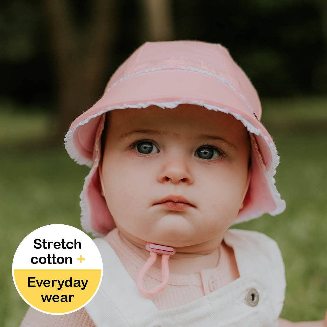 Bedhead Hats - Blush Trim Legionnaire Hat with strap
