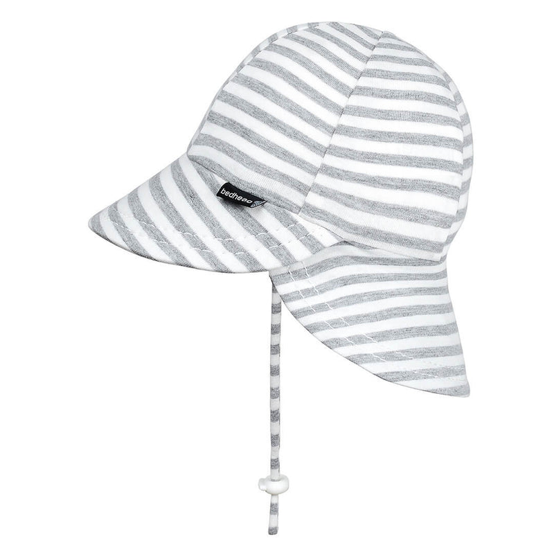 Bedhead Hats - Legionnaire Flap Sun Hat - Grey Stripe