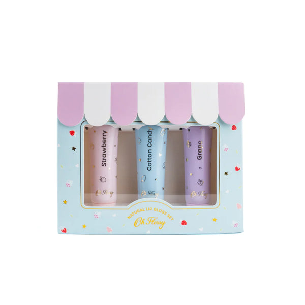 Oh Flossy- Natural Lip Gloss Set
