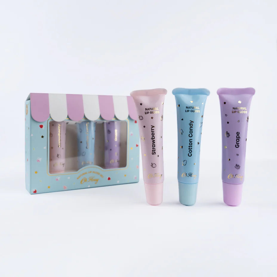 Oh Flossy- Natural Lip Gloss Set