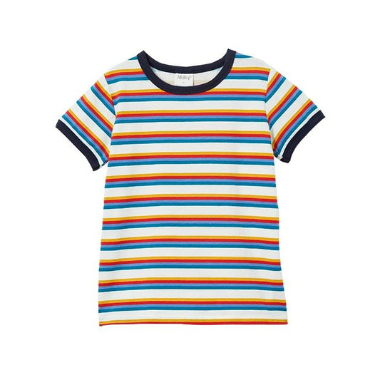 Milky Clothing- Multi Stripe Tee