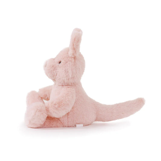 OB Designs- 	Kangaroo Soft Toy- Pink 25cm