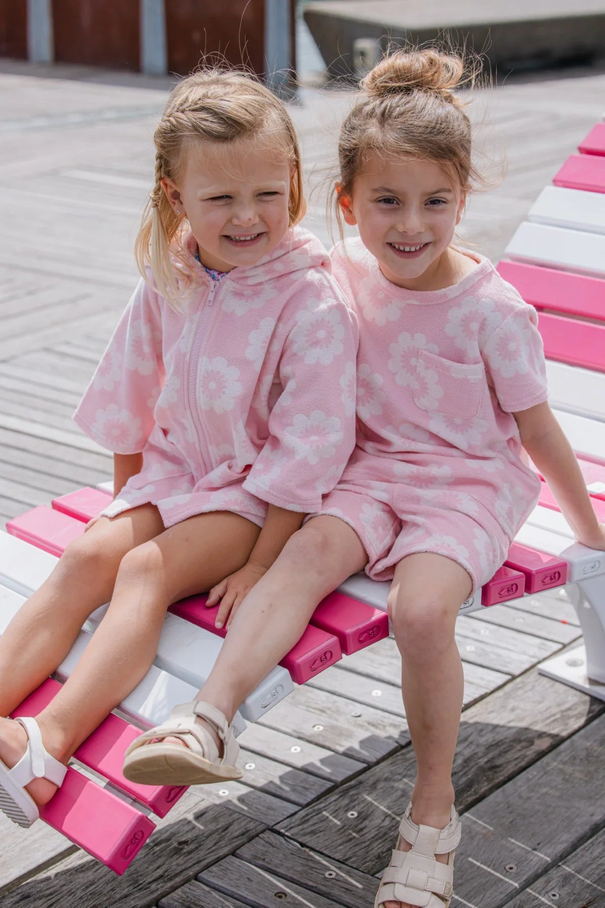 Milky Clothing - Floral Terry Towelling Set