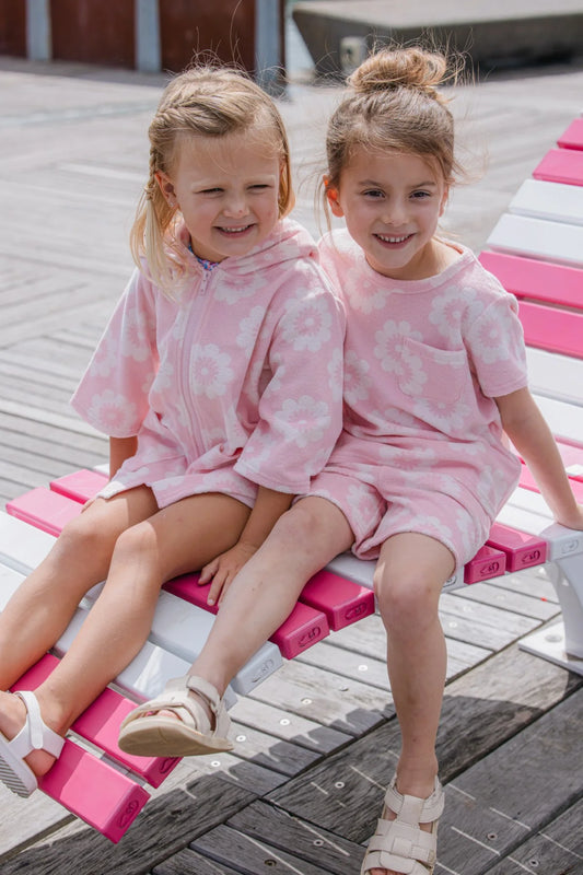 Milky Clothing - Floral Terry Towelling Set