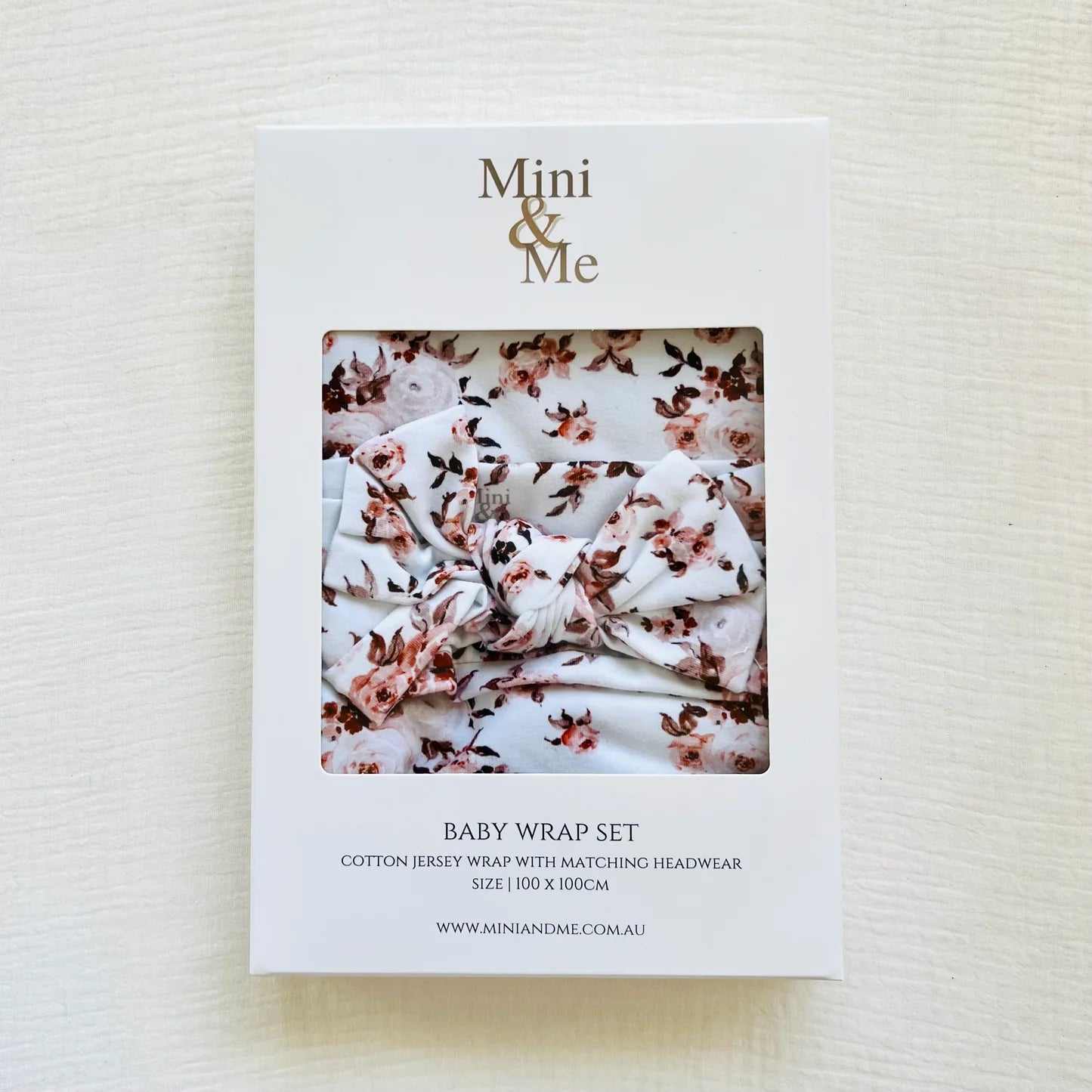 Cuddle Bug & Co - Organic Jersey Baby Wrap Set Addison