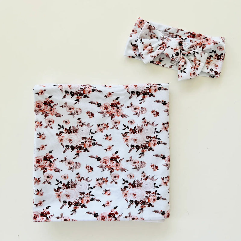 Cuddle Bug & Co - Organic Jersey Baby Wrap Set Addison