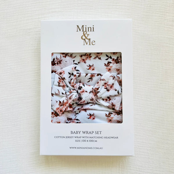 Cuddle Bug & Co - Organic Jersey Baby Wrap Set Addison