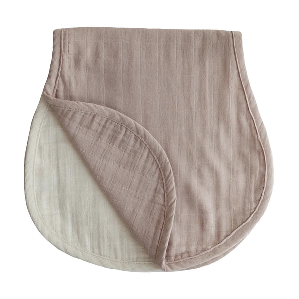 Mushie-Burp Cloths- Natural /Fog