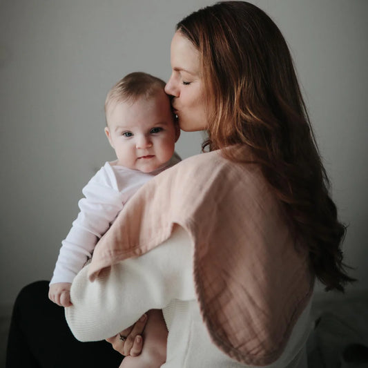 Mushie-Burp Cloths- Natural /Fog