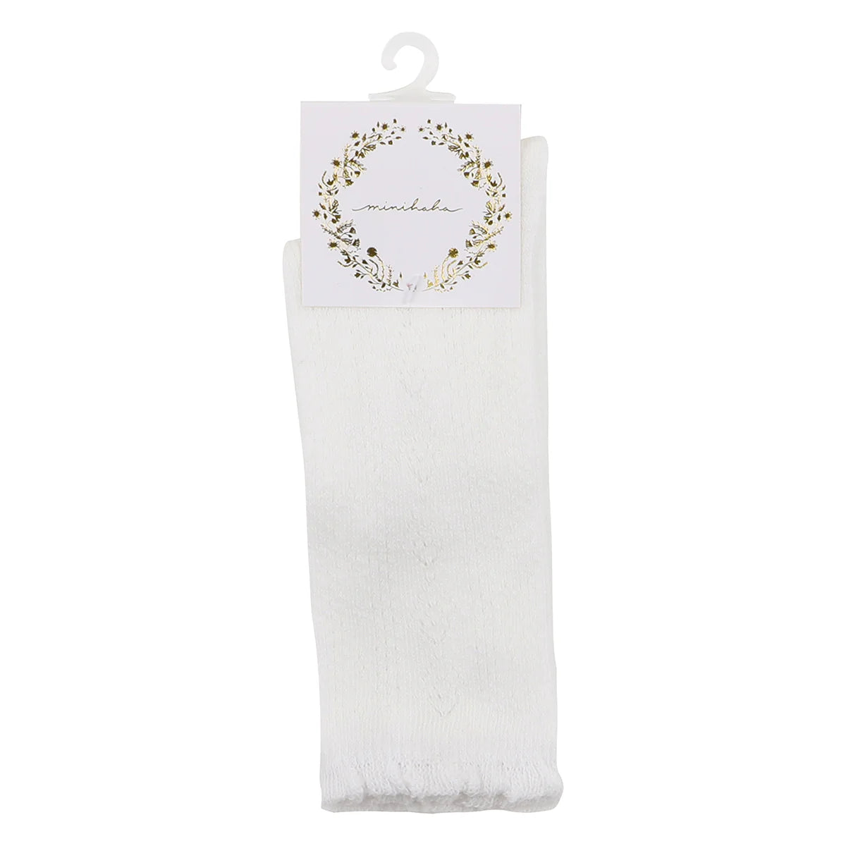 Minihaha - Cloud Pointelle Knee Highs